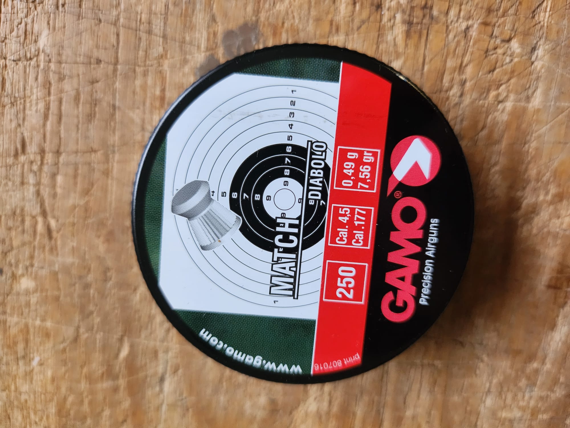 foto Gamo Match 4,5 mm 250ks